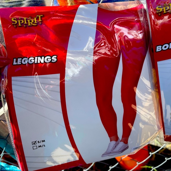 Red bodysuit and leggings - Picture 1 of 2